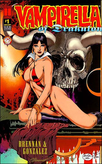 Vampirella of Drakulon issue 1-C Signed Bair Cover