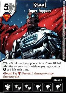 DC Comics Dice Masters World's Finest card 65 Steel: Super Support