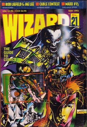 Wizard: The Guide to Comics issue 21 Polybagged with StormWatch Trading Card