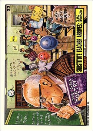 Toxic High (Base Set) card 23 Substitute Teacher Arrives