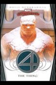 2008 Marvel Masterpieces: Series 2 (Movie Memorabilia Subset) card nn 4 The Thing - Blue Swatch