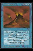Magic the Gathering: Limited Edition Alpha (Base Set) card 88 Volcanic Eruption