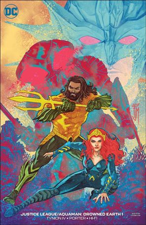 Justice League/Aquaman: Drowned Earth issue 1-B Francis Manapul Cover