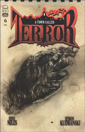 Town Called Terror issue 6-B Black & White Cover