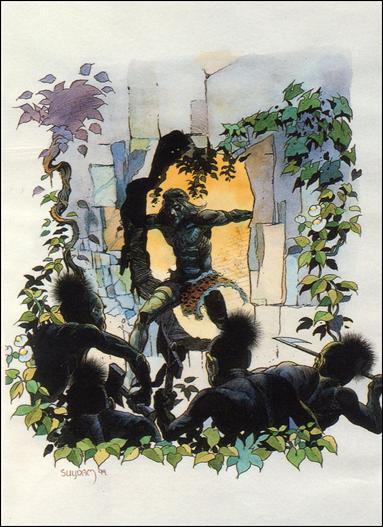 Art Suydam (Base Set) card 19 Tarzan: the Lost Adventure #4