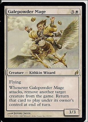 Magic the Gathering: Lorwyn (Base Set) card 15 Galepowder Mage