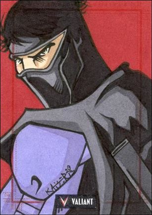 2013 Valiant Comics Preview Trading Card Set (Sketch Card Subset) card BT-01