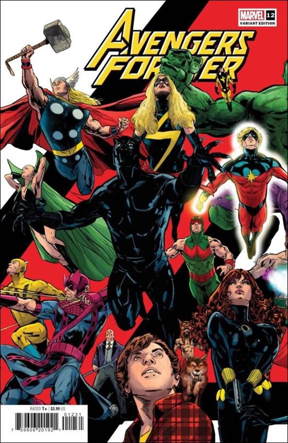 Avengers Forever (2022) issue 12-C Phil Jimenez ’70s Avengers Connecting Cover