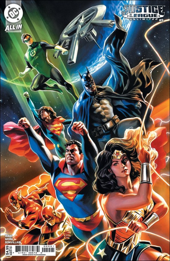 Justice League Unlimited (2025) issue 9-B Felipe Massafera Cardstock Cover