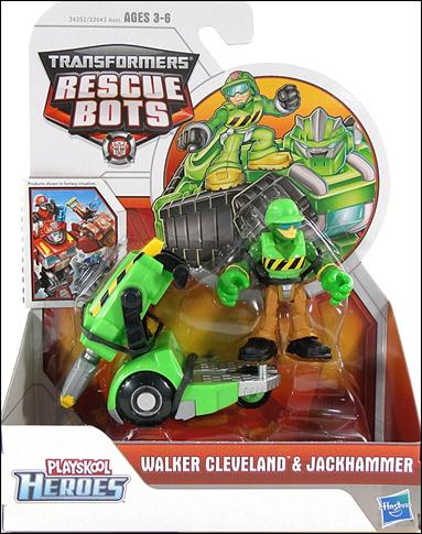 Transformers Rescue Bots figure 8 Walker Cleveland and Jackhammer