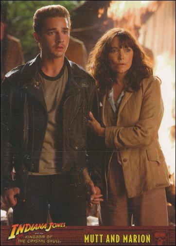 Indiana Jones and the Kingdom of the Crystal Skull (Base Set) card 49 Mutt and Marion