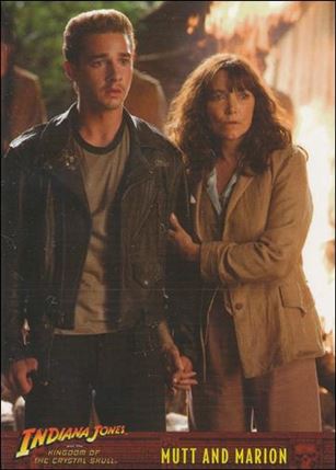 Indiana Jones and the Kingdom of the Crystal Skull (Base Set) card 49 Mutt and Marion