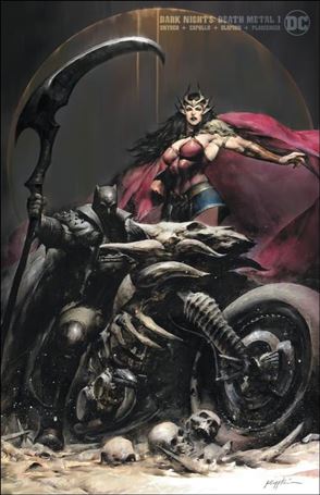 Dark Nights: Death Metal issue 1-L Lee Bulletproof Comics Minimal Cover 1/1500