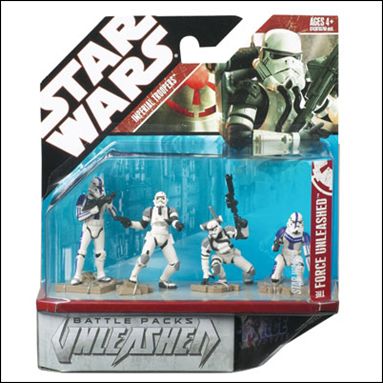 Star Wars: Unleashed Multi-Figure Battle Packs figure 33 The Force Unleashed - Imperial Troopers