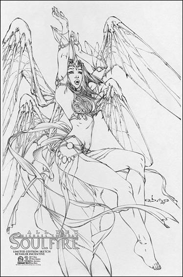 Michael Turner's Soulfire (2013) issue 3-C e.Bas 1:xx Sketch Cover