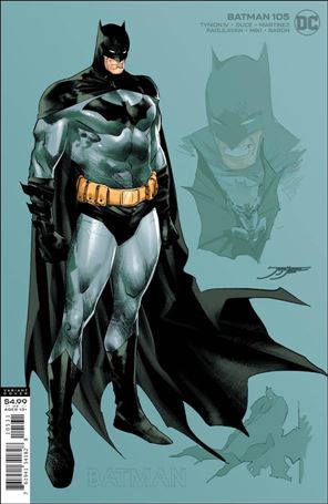 Batman (2016) issue 105-C Jorge Jimenez 1:25 Cardstock Cover