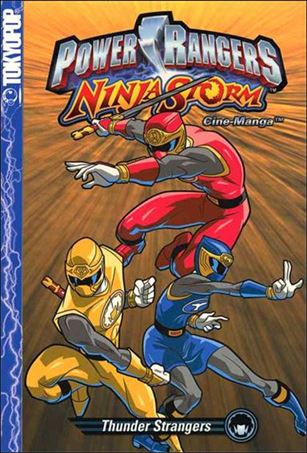 Power Rangers Ninja Storm: Thunder Strangers Cine-Manga Cover Image 1