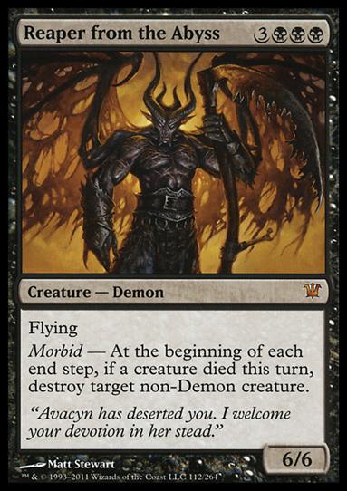 Magic the Gathering: Innistrad (Base Set) card 112 Reaper from the Abyss