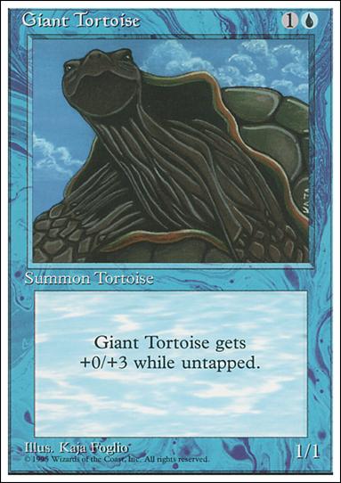 Magic the Gathering: 4th Edition (Base Set) card 76 Giant Tortoise