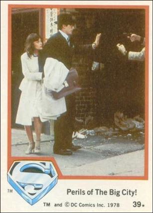 Superman (Movie) Series 1 (Base Set) card 39 Perils of the Big City!