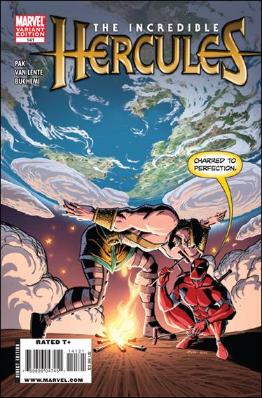 Incredible Hercules issue 141-B Michael Avon Oeming 1:15 "Deadpool" Cover
