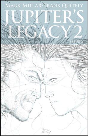 Jupiter's Legacy 2 issue 5-B Frank Quitely 1:25 Sketch Cover