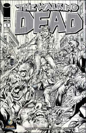 Walking Dead (2003) issue 1-DD Neal Adams Comic Con NYC Experience B&W VIP Cover