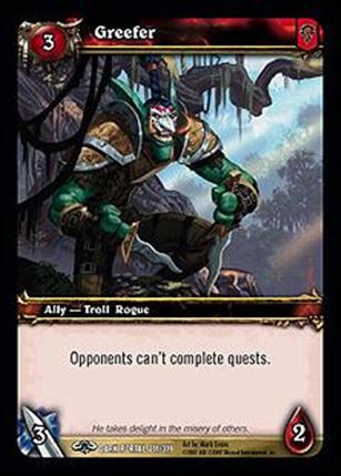 World of Warcraft: Through the Dark Portal (Base Set) card 211 Greefer