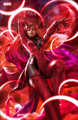 Avengers (2023) issue 1-M Derrick Chew 1:50 Scarlet Witch Virgin Cover