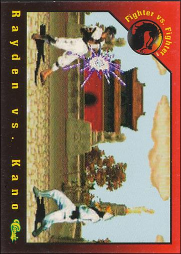 Mortal Kombat (Base Set) card 54 Rayden vs. Kano