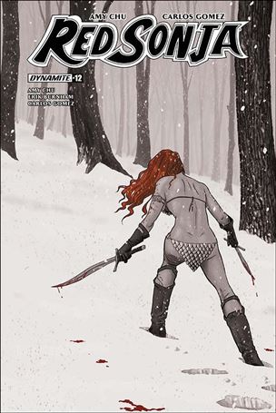 Red Sonja (2017) issue 12-H Pia Guerra Black & White Cover