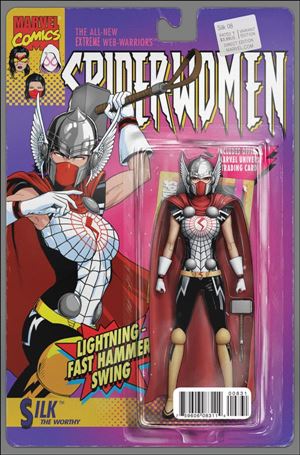 Silk (2016) issue 8-C John Tyler Christopher Action Figure Cover