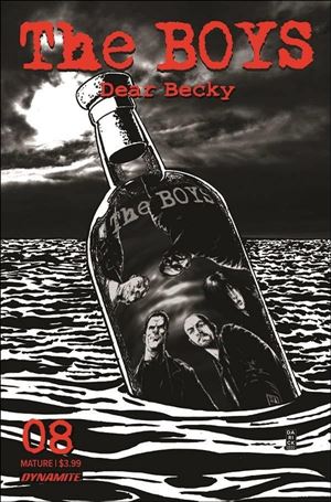 Boys: Dear Becky issue 8-B Black & White Cover