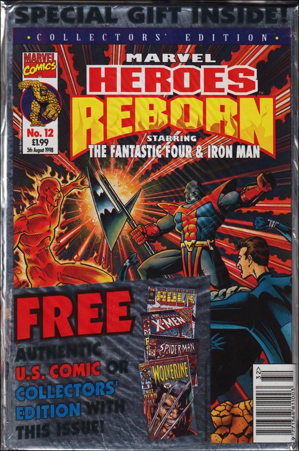 Marvel Heroes Reborn (UK) issue 12 Cardstock Cover Polybagged with Gift Comic