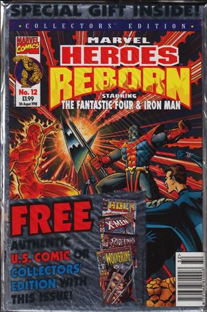 Marvel Heroes Reborn (UK) issue 12 Cardstock Cover Polybagged with Gift Comic