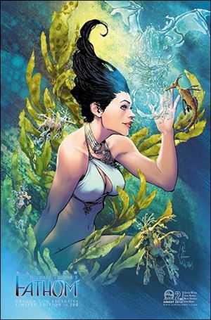 Michael Turner's Fathom (2013) issue 2-D Alex Konat DragonCon Cover 1/200