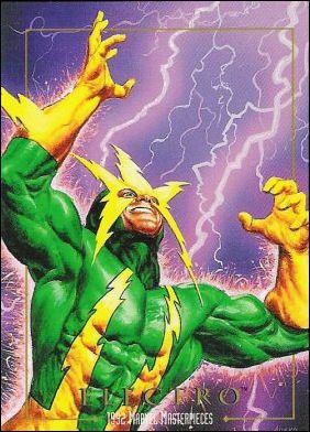 1992 Marvel Masterpieces (Base Set) card 23 Electro
