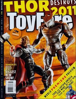 Toyfare: The Toy Magazine issue 162 Thor Movie Cover
