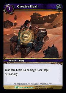 World of Warcraft: Through the Dark Portal (Base Set) card 70 Greater Heal
