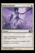 Magic the Gathering: 2010 Core Set (Base Set) card 27 Righteousness