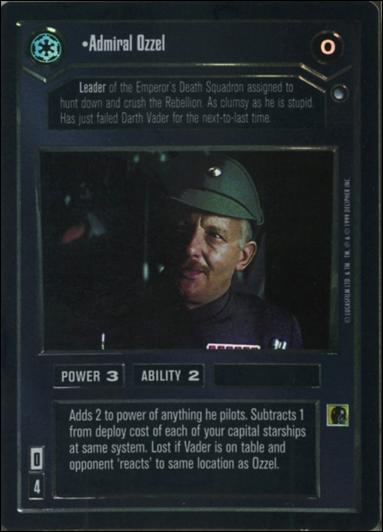 Star Wars: Reflections: A Collector's Bounty (Base Set) card 18 Admiral Ozzel