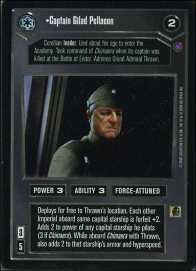 Star Wars: Reflections II: Expanding the Galaxy (Base Set) card 21 Captain Gilad Pellaeon