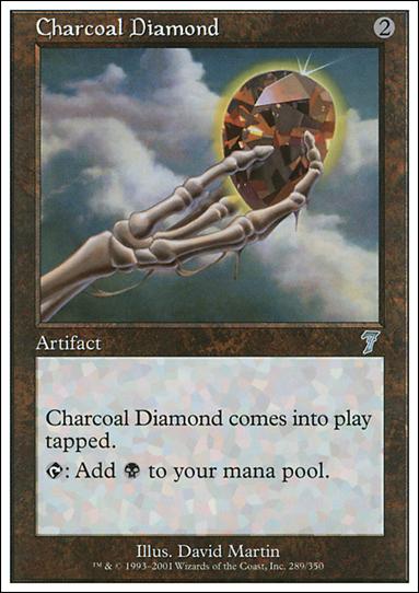 Magic the Gathering: 7th Edition (Base Set) card 289 Charcoal Diamond
