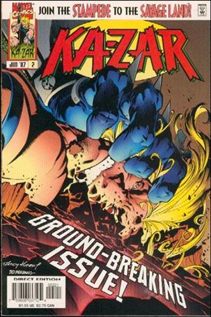 Ka-Zar (1997) issue 2-C Ground-Breaking Cover
