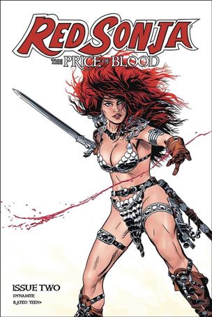 Red Sonja: Price of Blood issue 2-B Michael Golden Cover