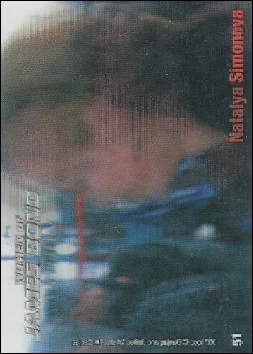 Women of James Bond in Motion (Base Set) card 51 GoldenEye - Natalya Simonova