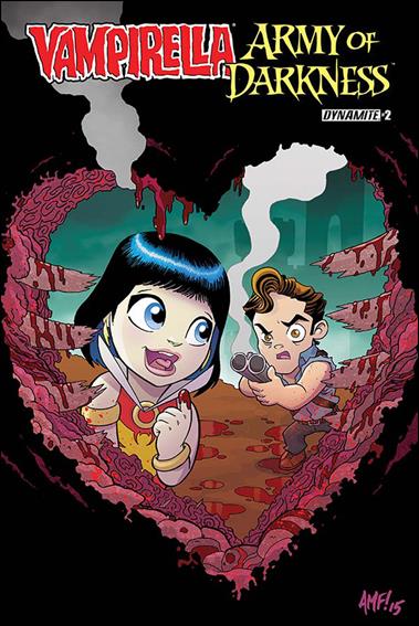 Vampirella/Army of Darkness issue 2-B Tony Fleecs Subscription Cover