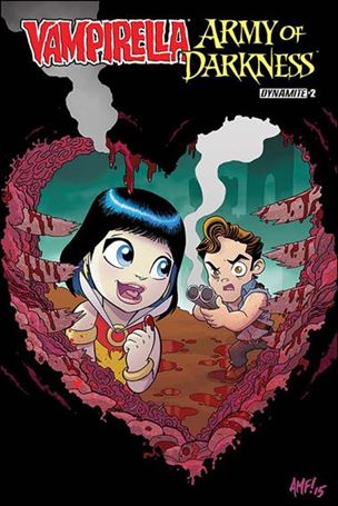 Vampirella/Army of Darkness issue 2-B Tony Fleecs Subscription Cover