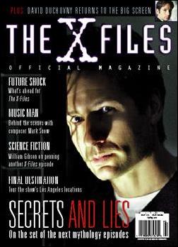 Official X-Files Magazine Volume 2 issue 1-B Fox Mulder Cover