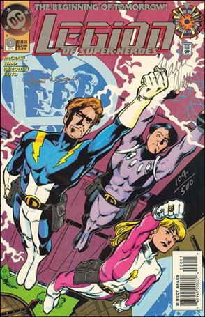 Legion of Super-Heroes (1989) issue 0-B Tri-State (signed Mark Wade & Stu Immonen) 1/500